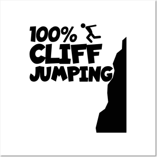 Cliff jumping Posters and Art